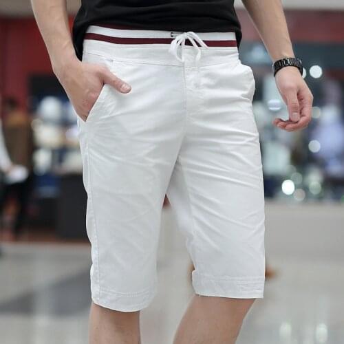 2021 new summer style men cotton casual shorts solid mens shorts Cotton Fashion Style Man Shorts Beach Shorts homme Brand