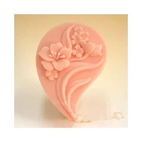 Silicone Soap Mold Cake Decoration Mold Handmade Soap Mold Moulds Wedding Decoration PRZY 001 Aroma Stone Valentines Day Flower