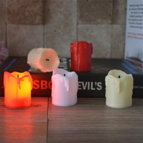 Candles Light LED Candle Lamp Tealight Romantic Creative Votive Flameless Battery Colorful Electronic Best Gift Home Wedding Dec