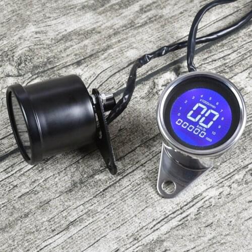 Universal Odometer Speedometer Tachometer Gauge Meter for Cafe Racer GN Motorcycle Accessories