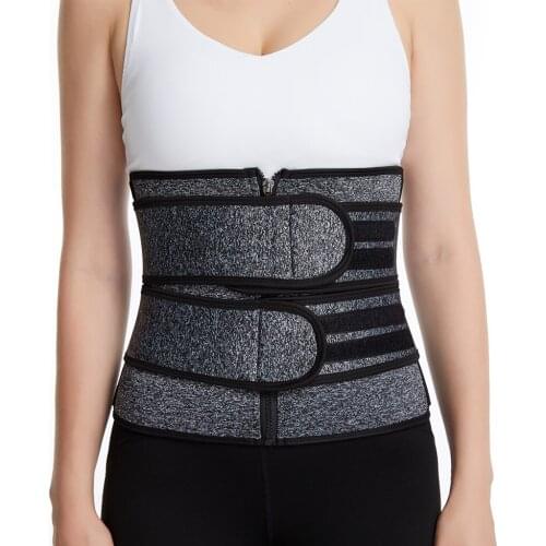 Neoprene Sauna Shaper Waist Trainer Corset Sweat Slimming Belt for Women Weight Loss Compression Trimmers Workout Fitness