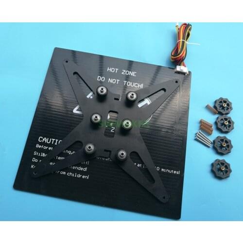 310*310*3mm Large Printing Size Aluminum Heated Bed 24V 220W with Metal Y carriage kit for DIY CR-10/CR10S