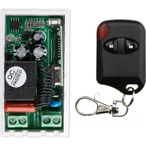 220 v 1 ch RF wireless remote control switch 1 receiver+1 transmitter Simple connection