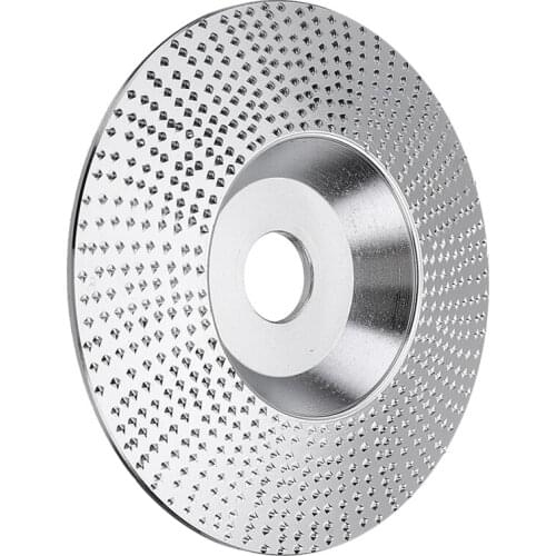 JUSTINLAU 16mm 5/8" Bore Extreme Shaping Disc Tungsten Carbide Wood Sanding Carving Tool Abrasive Disc Tools for Angle Grinder