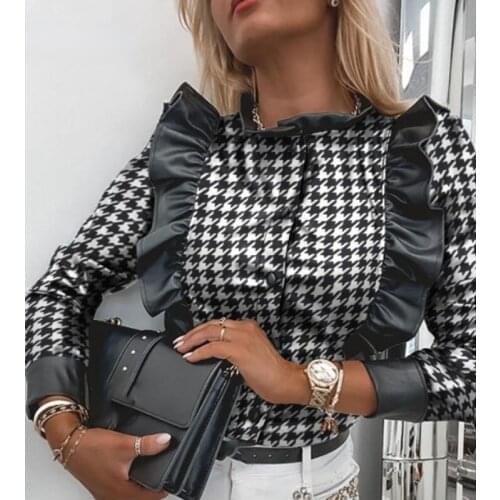 FANAN Women's Ruffle Shirts