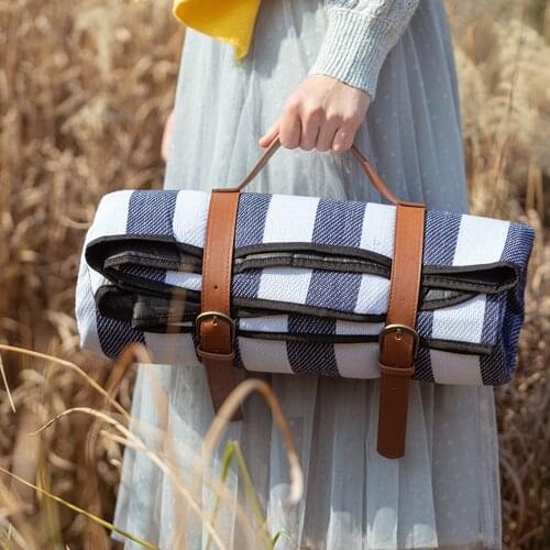 Picnic Mat Portable Outdoor Cushion Moisture-proof Mat Picnic Cloth Thick leather Soft and Super High Quality