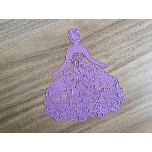 Metal beautiful princess Cutting Dies Stencils for DIY Scrapbooking/photo album Decorative Embossing DIY Paper Cards