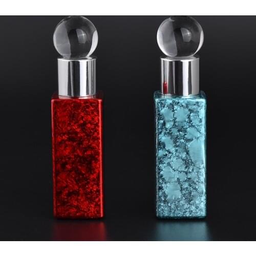 MUB - 7ML Glass Dropper Refillable Bottles Essential Oil Bottle Cream Jar Aluminum Dropper Perfume Portable Bottle