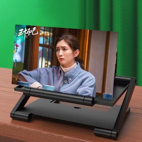 2021 New 3D Enlarger Magnifying Video Amplifier Projector Bracket Desktop Holder Stand Screen Magnifier For Phone
