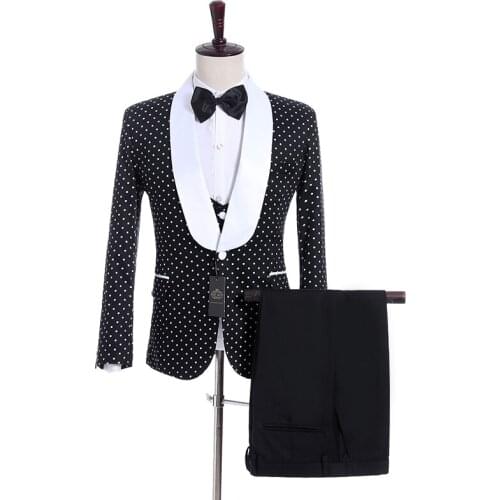 New Arrival One Button Groomsmen Shawl Lapel Groom Tuxedos Men Suits Wedding/Prom Best Man Blazer ( Jacket+Pants+Vest+Tie) A14
