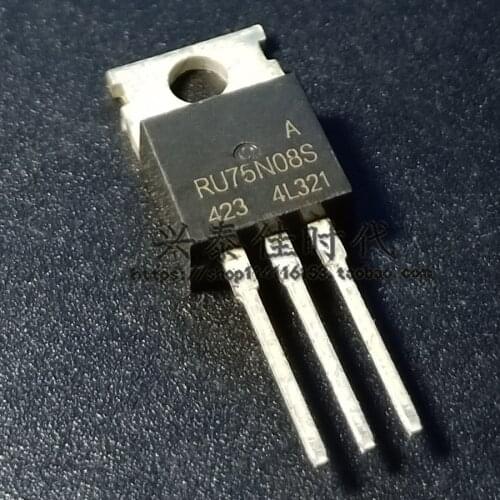 Original new 5pcs/ RU75N08R TO-220 75A80V