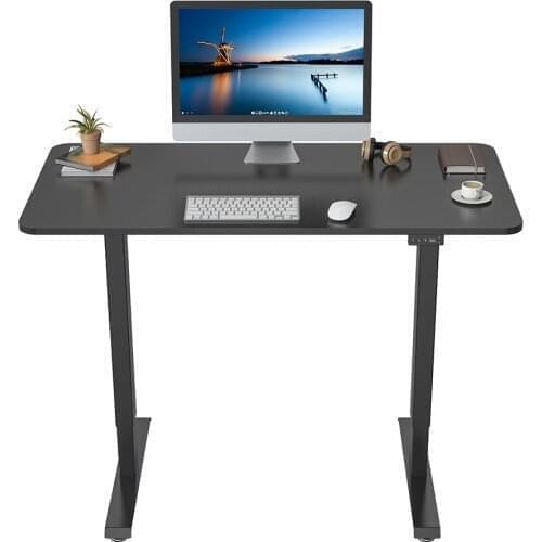 Fast Delivery Time Rectangular Column Thermal Protection Dual Motor Computer Home Stand Up Height Adjustable Laptop Desk