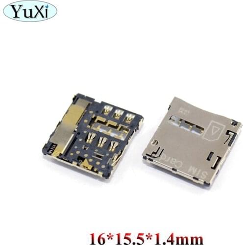 YuXi 1pcs SIM Card Tray Slot Holder Socket Connector For Samsung S3 I9300 I9305 S4 I9505 Note 3 i939D for Huawei S8-701U T1-823L
