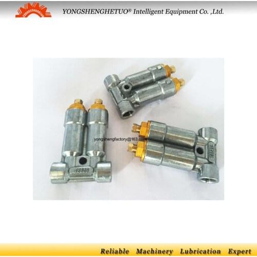 Haitian dedicated GREASE distributor Pressurized detective volumetric separator valve lubrication divider 2 outlet T8626