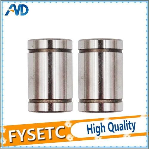 2pcs LM8UU 8mm 8x15x24mm Ball Bearing Bush Bushing 8mmx15mmx24mm for 3D printer CNC parts