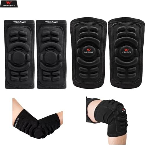 WOSAWE Motorcycle Knee Protector Motocross Racing Elbow and Knee Protective Gear Moto MTB Bike Skating Skateboard Knee Support