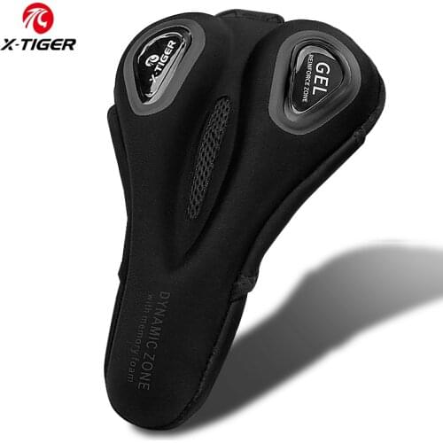 X-TIGER Bicycle Seat Cover Thickened Memory Sponge Mountain Bike Saddle Gels Cushion Breathable Road Bike Seat Accessories