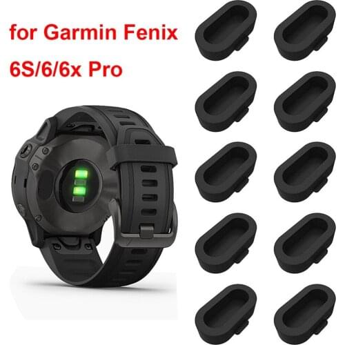 Smart Watch 10 Pcs Watch Sensor Plug AntiDust Dustproof Cover Cap For Garmin Fenix 6S For Garmin Fenix 6 For Garmin Fenix 6X Pro