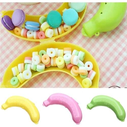 1 Pc Hot Creative Banana Protector Case 3 Colors Cheap Banana Trip Outdoor Box Lunch Fruit Storage Holder For Candy Food Fruit