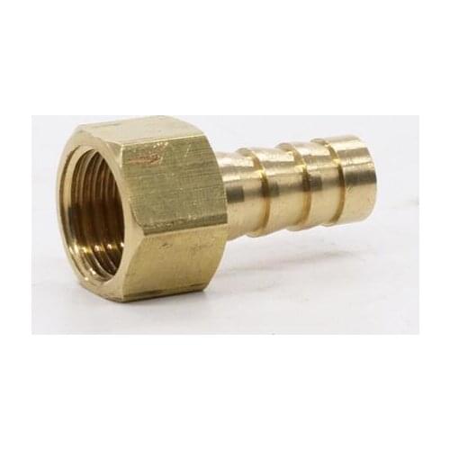 1PC PCF6/8/10/12 Tube I/D 6mm-12mm Brass Female Thread 1/8" 1/4" 3/8" 1/2" Barb Hose Fittings Joiner Water Tube Connector