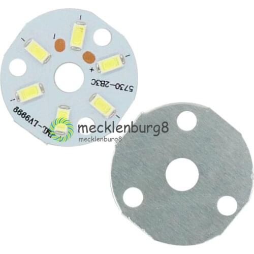 5pcs 3W 5730 White LED Emitting Diode Brightness SMD Light Board LED Lamp Panel For Ceiling PCB for Light Bulb Fixtures