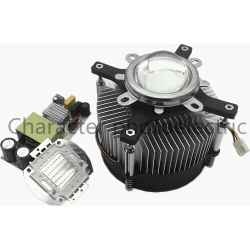 50W LED 50 Watt 365-370nm UV Ultra Violet High power LED +50W AC85-265V driver +heatsink lens Kit