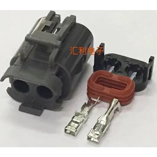 500pcs 2Pin 2.8mm female Auto Motorcycle Electronic Wiring Connector for MAZDA AUdi,VW,BMW, Honda,Toyota DJ7029A-2.8-21