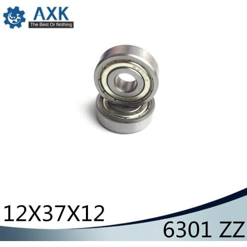 6301ZZ Bearing 12*37*12 mm ABEC-3 ( 4 PCS ) For Blower Vacuums Saw Trimmer Deep Groove 6301 Z ZZ Ball Bearings 6301Z
