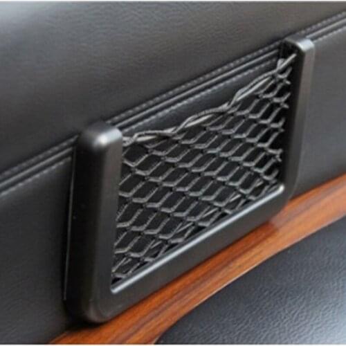 Car Mesh Net Bag Car Organizer Universal Storage Net Holder Pocket