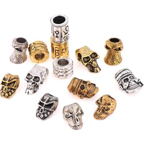 DIY Survival Pendant Buckle Umbrella Rope Lanyards Metal Charms For Umbrella Rope Bracelet Accessories Umbrella Rope Beads