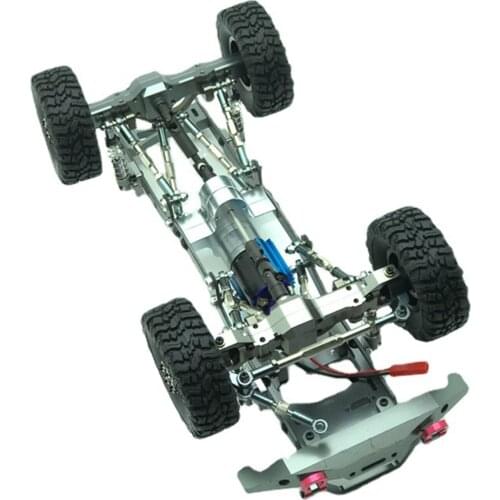 Steel Metal Frame Kit For WPL C14 C24 1:16 Semi-Pickup Truck with 4 Wheels