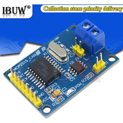 MCP2515 CAN Bus Module TJA1050 receiver SPI For 51 MCU ARM controller For Arduino DIY KIT