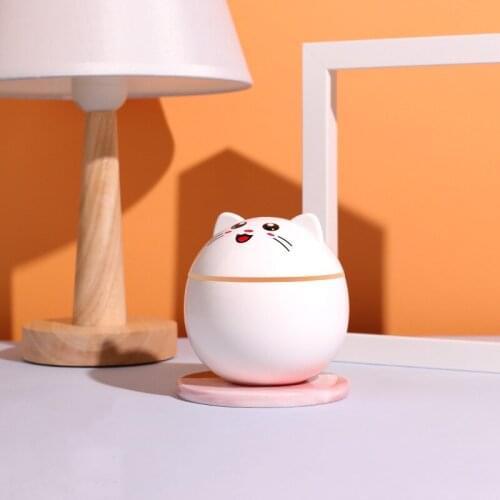 Cute Pet Lucky Cat Humidifier Spray Moisturizing USB Small Desktop Dormitory Office Home Moisturizing