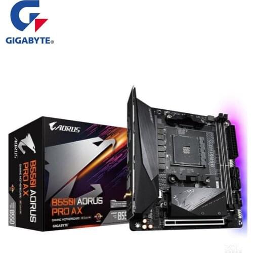 NEW MINI-ITX ITX For Gigabyte GA B550I AORUS PRO AX Motherboard AM4 B550 Desktop Mainboard Support R5 R7 5800X 5600X 5300X