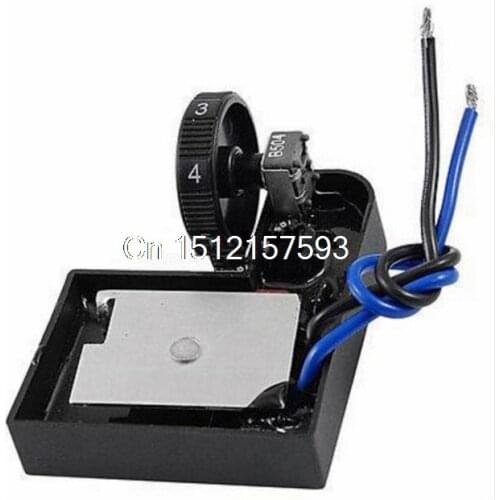 Speed Control Switch Black Red for Electric Polishing Machine