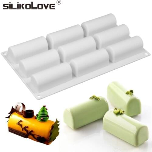 SILIKOLOVE Silicone Mold 3D Stick Shape for Chocolate Truffle Mousse Cake Dessert Mold DIY Baking Moulds