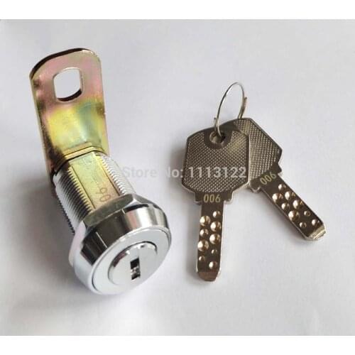 Vending machine lock with flat key cam lock for arcade machine cash door safe lock for game machine lock 1 Pc