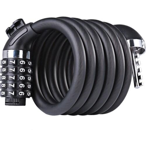 1.8m Bike Bicycle Lock Code Lock Steel Wire Security Anti Theft Cable Lock MTB Road Motorcycle Bicycle Accessories Locks X381B