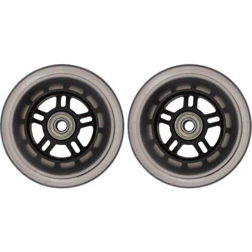 1 Pair Scooter Wheels Mute Replacement Wheels For Luggage Suitcase Baby Swing Car