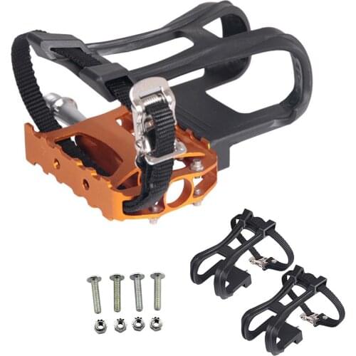 1pair Nylon Bicycle Pedal Straps Toe Clip Cycling Road Mountain Bike Bicycle Pedal Toe Clip Strap Belts Riding Accessories