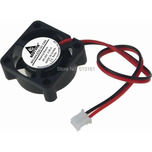 100pcs/lot Gdstime DC 24V 25mm x 25mm x 10mm Mini Cooling Cooler PC Chipset Heatsink Fan