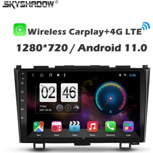 360 Panoramic Camera 6G+128G Android 10.0 Car DVD Player GPS Map WIFI Bluetooth 5.0 RDS Radio For Honda CR-V 3 RE CRV 2007-2011