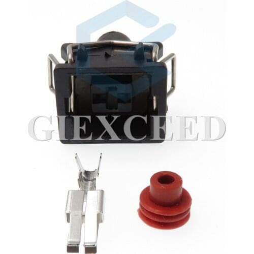 2 Sets 1 Pin 357972771 Automotive Connector 357 972 771 Female Wire Harness Socket For VW
