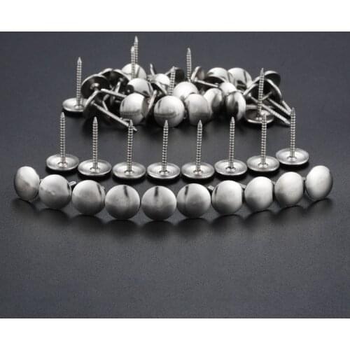 200Pcs 12*21mm Silver Upholstery Nails Jewelry Wooden Box Door Sofa Furniture Decoration Tacks Studs Pushpin Doornail Fasteners