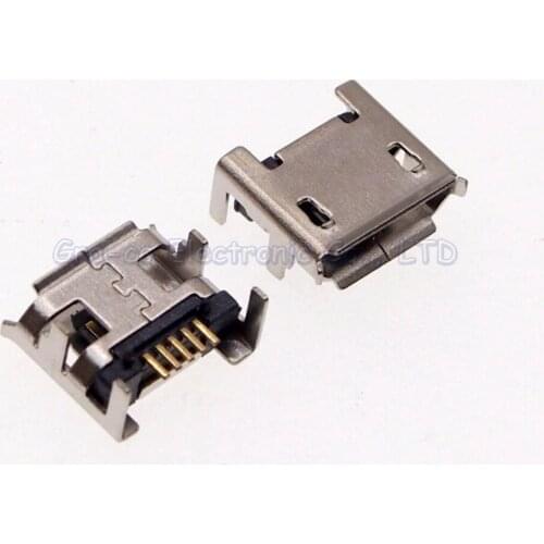 50pcs Micro 5P USB Jack Socket B Type Micro USB Connector port for Lenovo Thinkpad Tablet 2