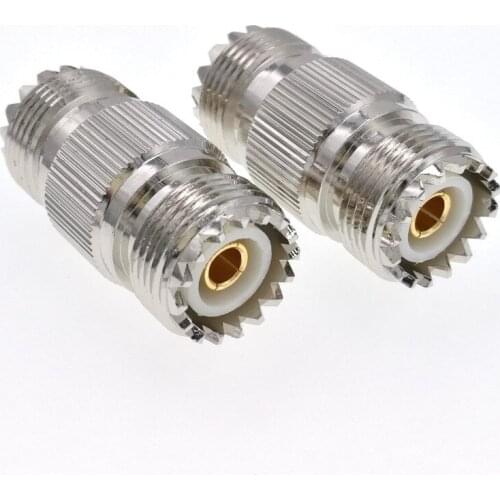 50pcs SO239 UHF Female To SO239 UHF Female RF Connector Adapter