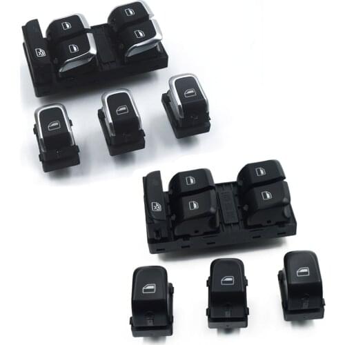 Master Passenger Power Window Switch 8K0 959 851D 855 For Audi A4 S4 Allroad Quattro B8 Q5 A5 Q3 A1 2008 2009 2010 2011 - 2016