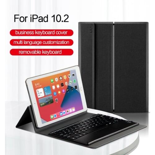 Keyboard Case For iPad 10.2 2019 7th Gen iPad 7 A2197 A2200 A2198 Tablet Case Rechargeable Wireless Bluetooth Keyboard Cover