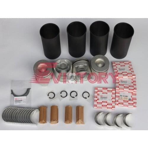 For ISUZU 4HK1T 4HK1-T overhaul kit piston ring water oil pump gasket liner