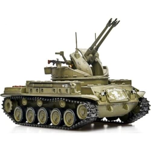 Diecast Army Metal Tanks Model 1:72 M42 Duster-Vietnam war How Heavy is Dead millitary Tank Models kids Toys Collection